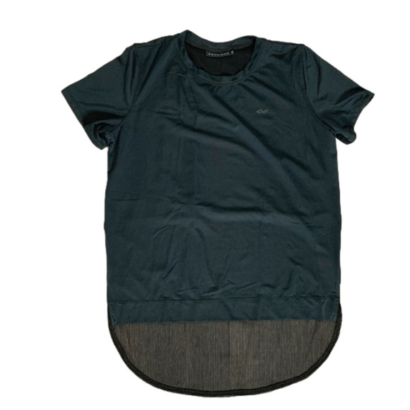 Rohnisch Women’s T-shirt High Lo Half mesh Mesh Black short sleeve Size Small - Picture 1 of 6